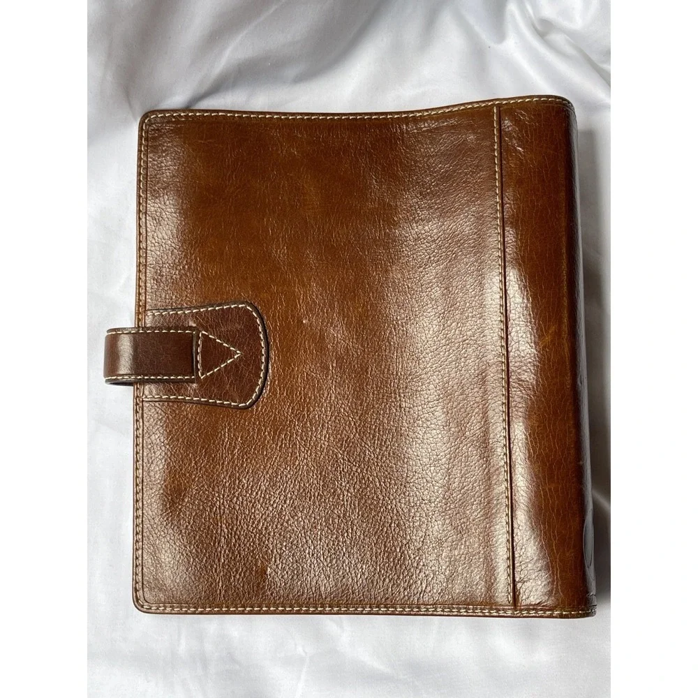 Filofax Malden Ochre A5 Leather Organizer Agenda Calendar Planner